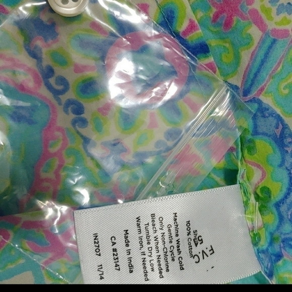 Talbots printed top - Picture 2 of 3